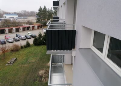 Rozšíření stávajících balkonů a lodžií - po realizaci úprav